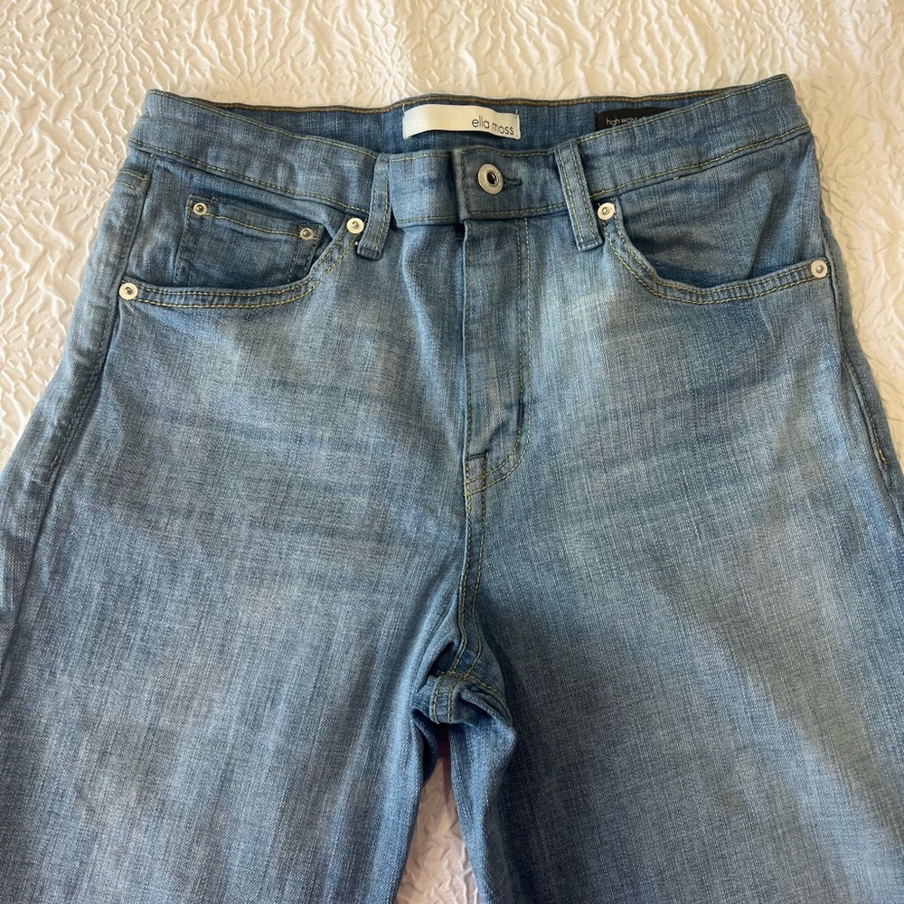 Ella Moss High Waist Straight jeans. Size 10